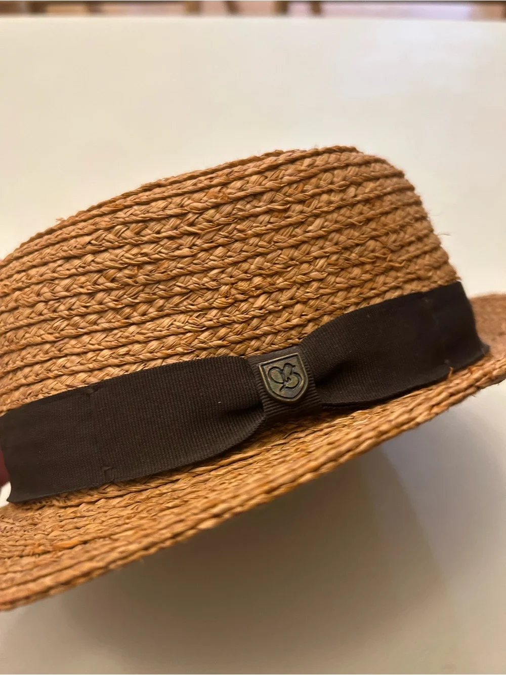 Brixton Woven Straw Hat with Black Band